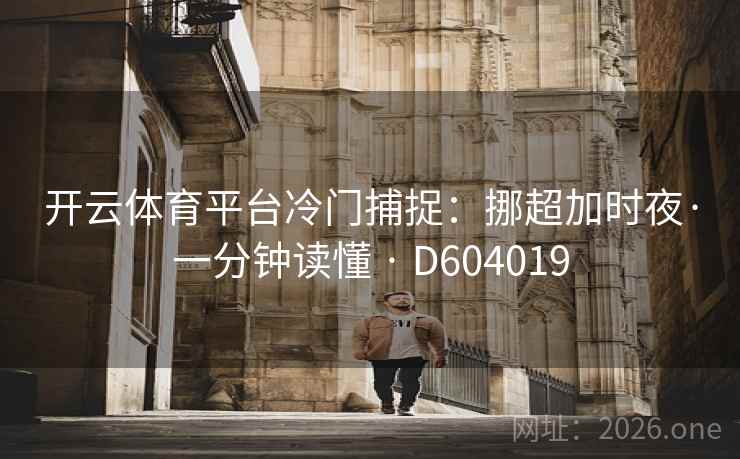 开云体育平台冷门捕捉:挪超加时夜·一分钟读懂 · D604019 第1张 开云体育平台冷门捕捉:挪超加时夜·一分钟读懂 · D604019 第1张